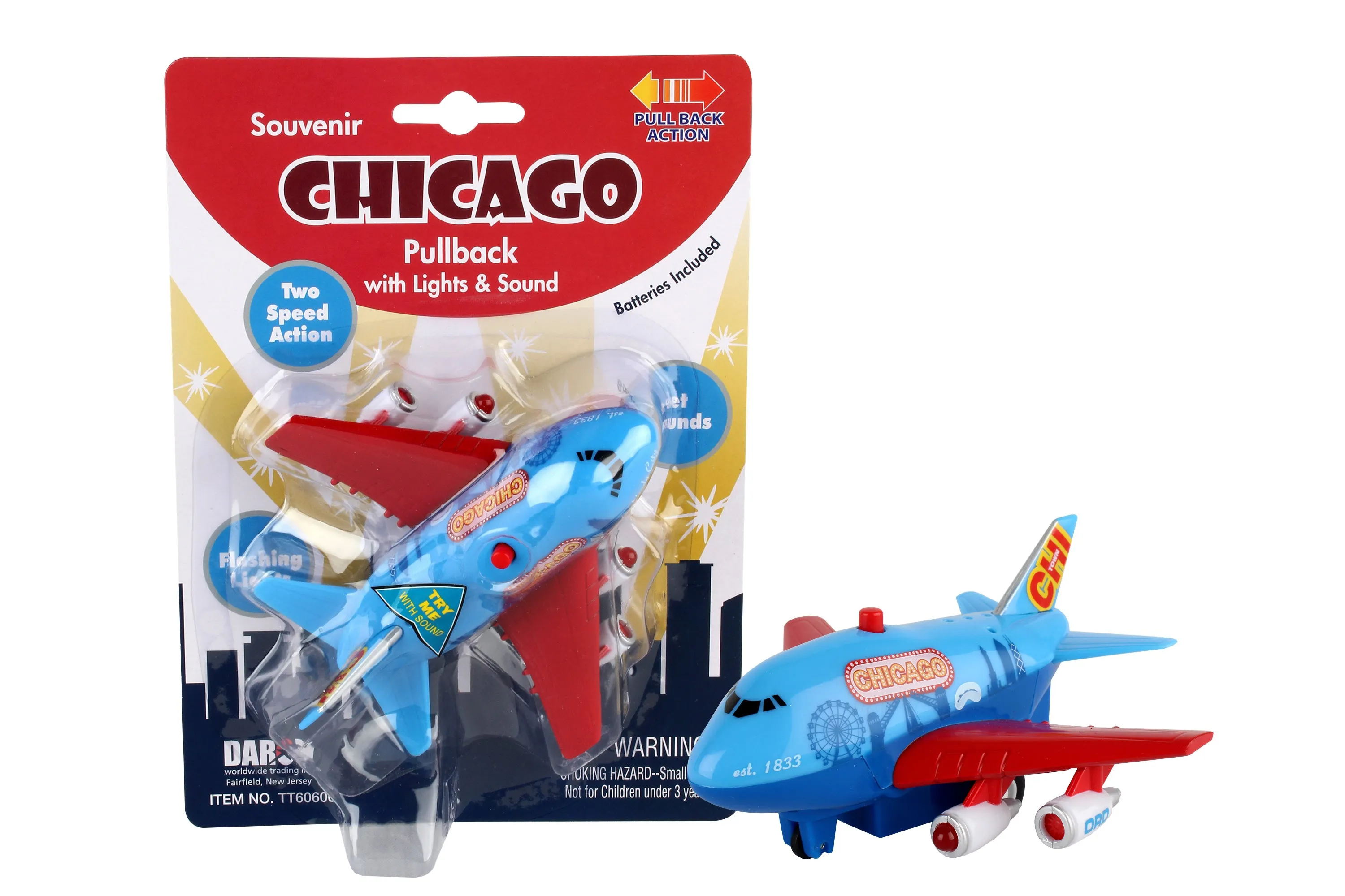 TT60606 CHICAGO PULLBACK W/LIGHT & SOUND