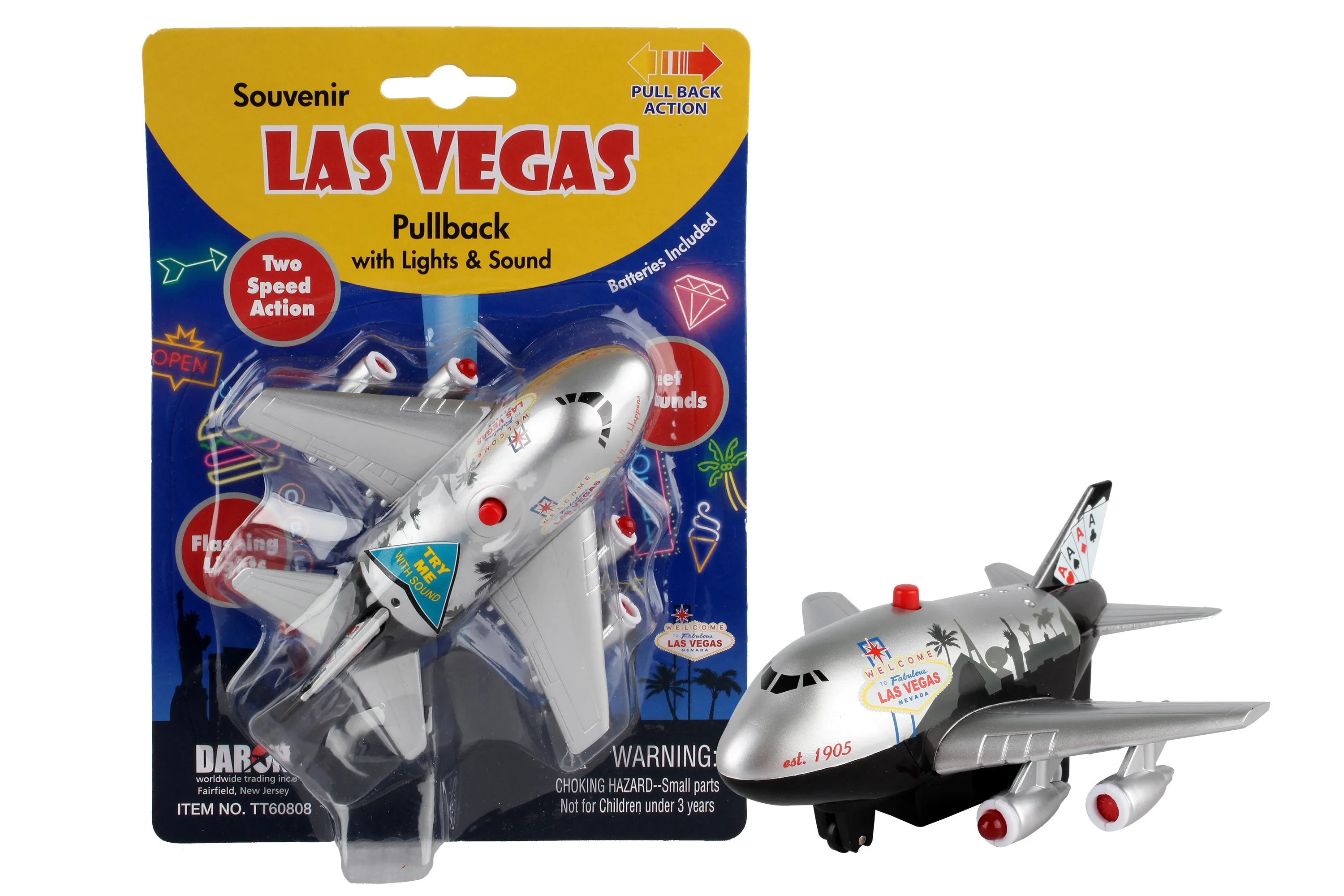 TT60808 LAS VEGAS PULLBACK W/LIGHT & SOUND
