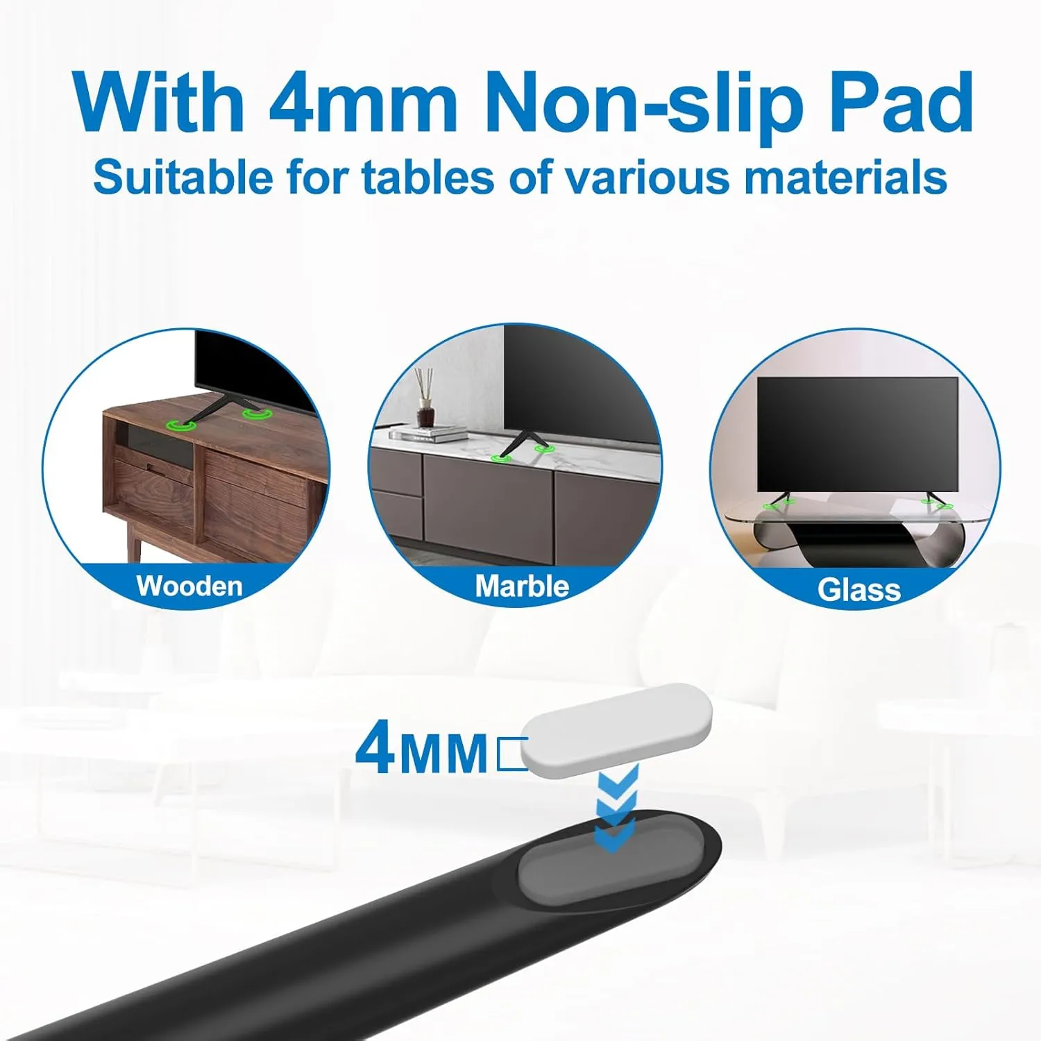 TV Stand for TCL Smart TV Stand Legs for 28 32 40 43 49 50 55 65 Inch with Screw