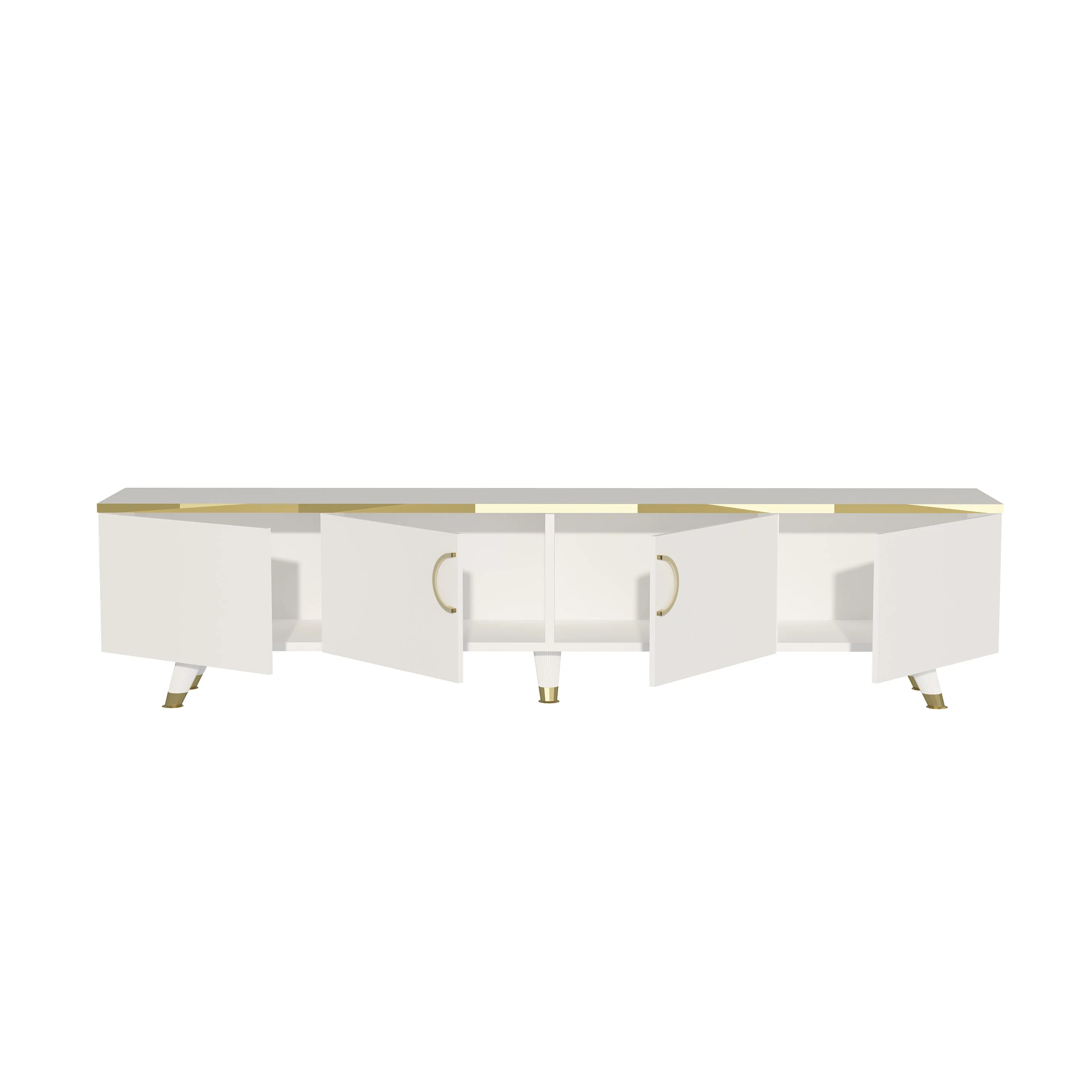 TV Stand with Cabinets Plana