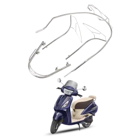 TVS Kit Scooter Guard for Jupiter Classic | Comprehensive Front, Side, and Rear Guards for Superior Safety