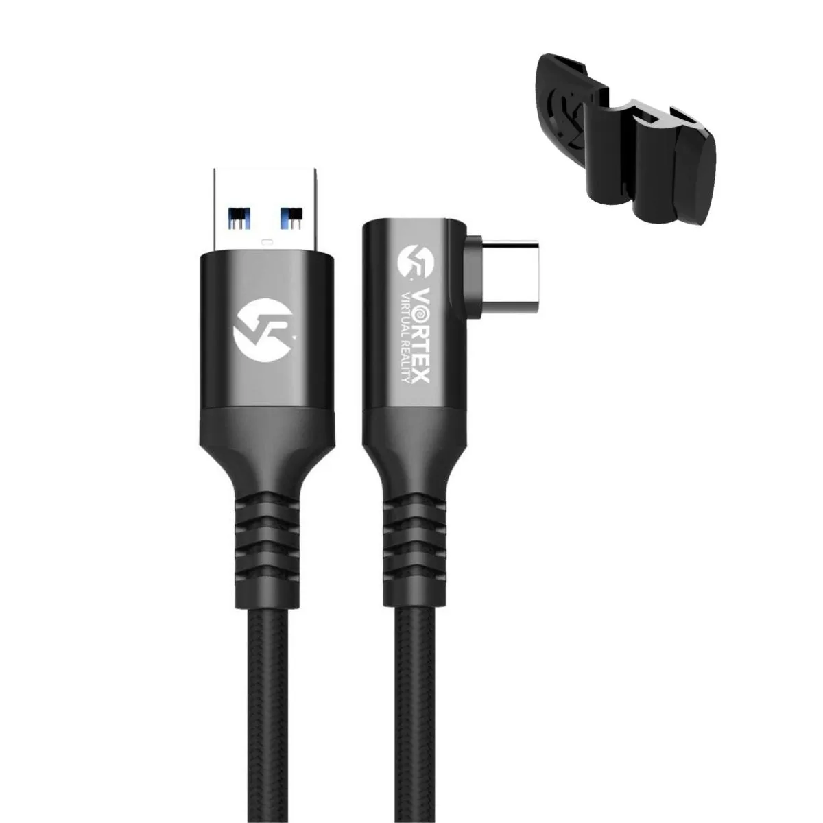 VortexVR cable 3m   Fastener | USB-A | for Quest 3 Quest 3S Quest 2