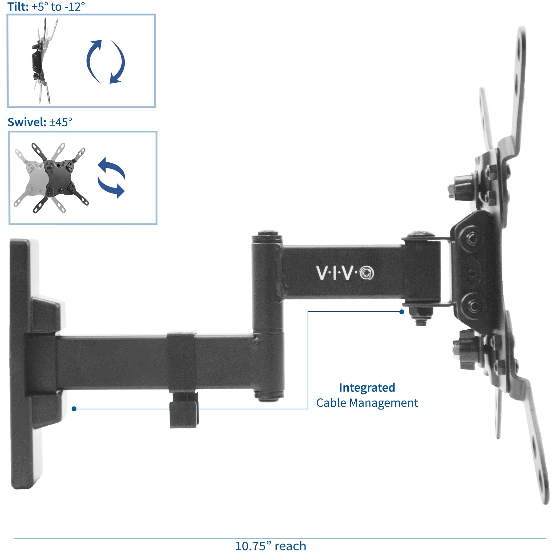 Wall Mount for 13” to 42” TVs