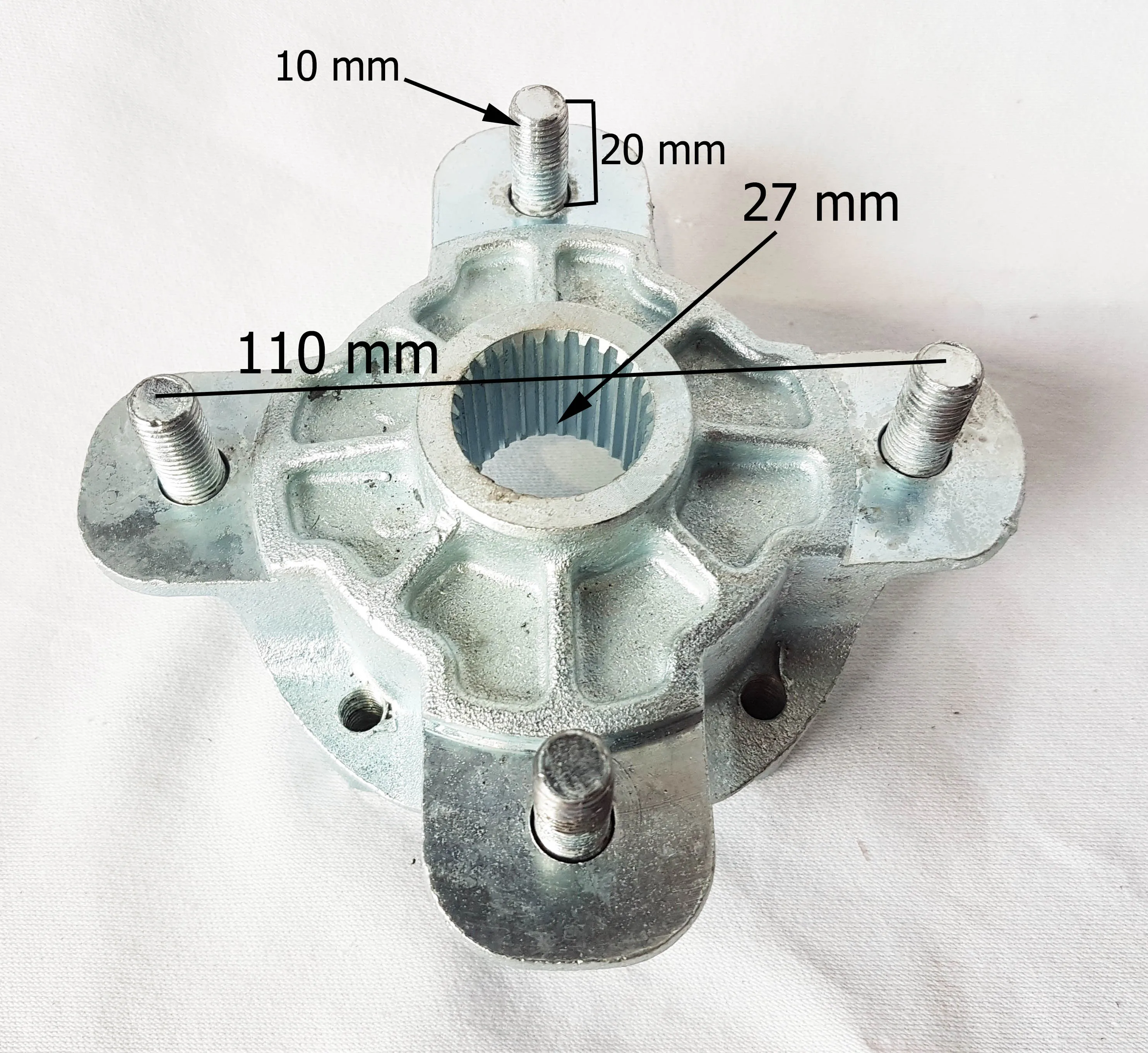 WHH28 REAR WHEEL MOUNT HUB BASHAN BS200AU-11B BS250AS-43 ROAD LEGAL QUAD BIKE
