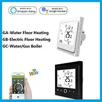 WiFi Smart Thermostat Touch screen Temperature controller for Water/Electric/Gas Boiler Works with Smart Home