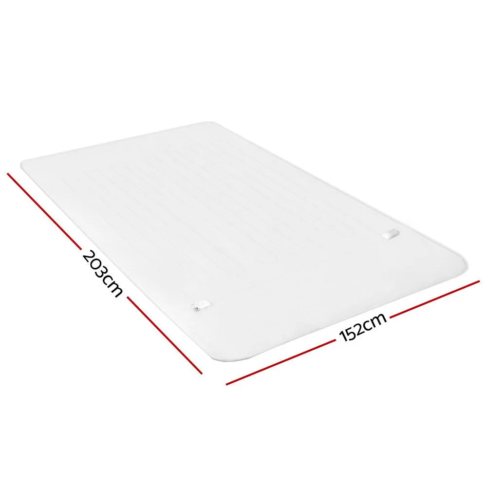 Wilmer Electric Soft Blanket Queen Size Polyester - White