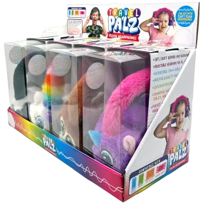 Wired Headphones Travel Pals Kids Plush with Retractable Cord - 4 Pieces Per Retail Ready Display 23699 Wired Headphones Travel Pals Kids Plush with Retractable Cord - 4 Pieces Per Retail Ready Display 23699