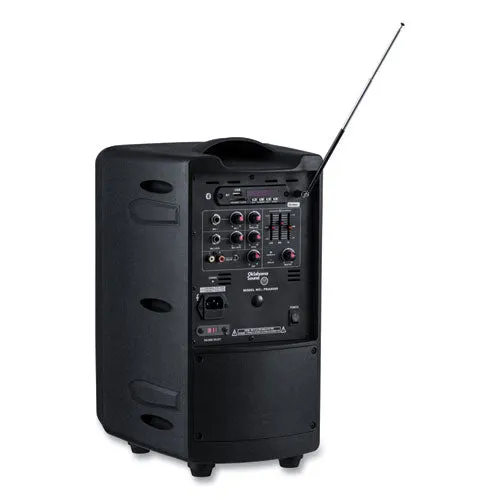Wireless Pa System With Wireless Headset Microphone, 40 W, Black