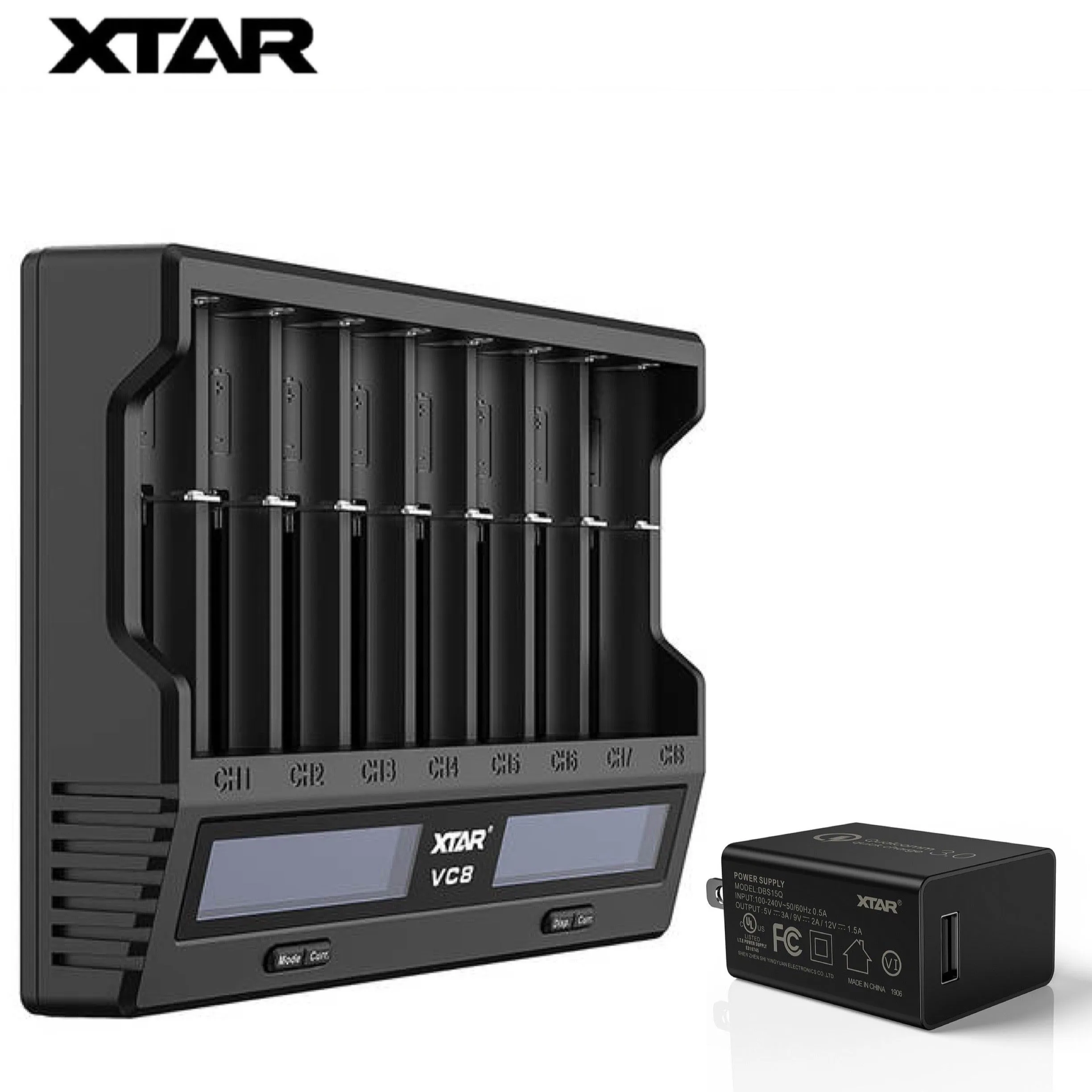 XTAR VC8   18W Wall Adapter QC3.0
