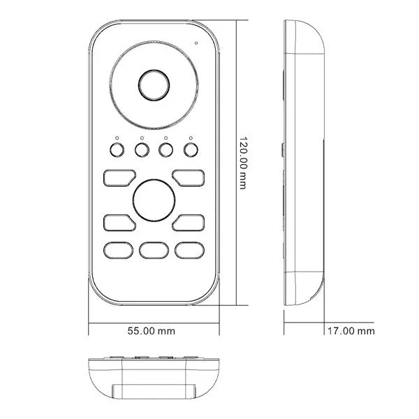 Zigbee RGBW LED Remote Controller Havit Lighting - HV9102-ZB-RGBWREM