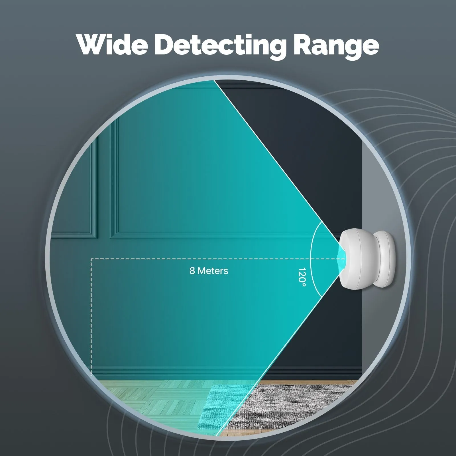 Zigbee Smart PIR Sensor Human Body Infrared Motion Detector With Magnetic Base
